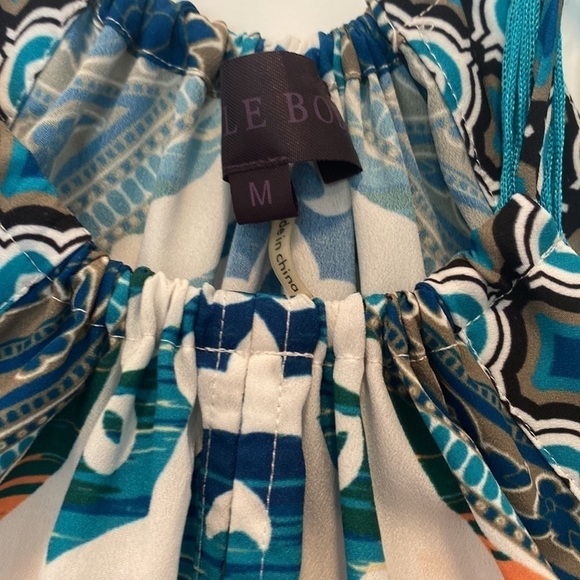 Hale Bob multi color sleeveless maxi dress size M - Picture 5 of 11